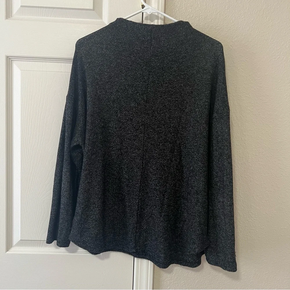 Old Navy Charcoal Knit Long Sleeve Top Size XL